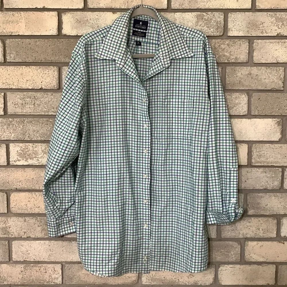 3for$20 men button front size neck 18. 34-35